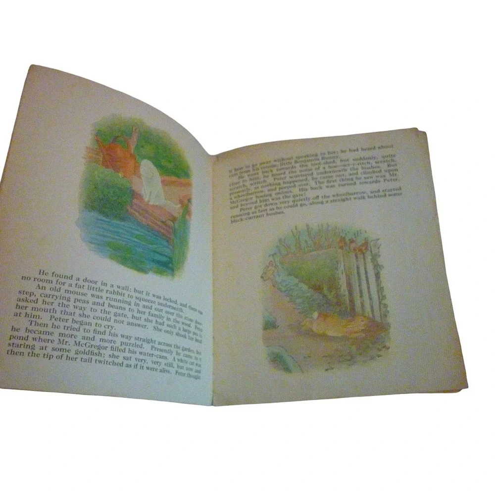 Vintage 1934 The Tale of Peter‎ Rabbit Saalfield Pub Co Softcover Book No 3100-G